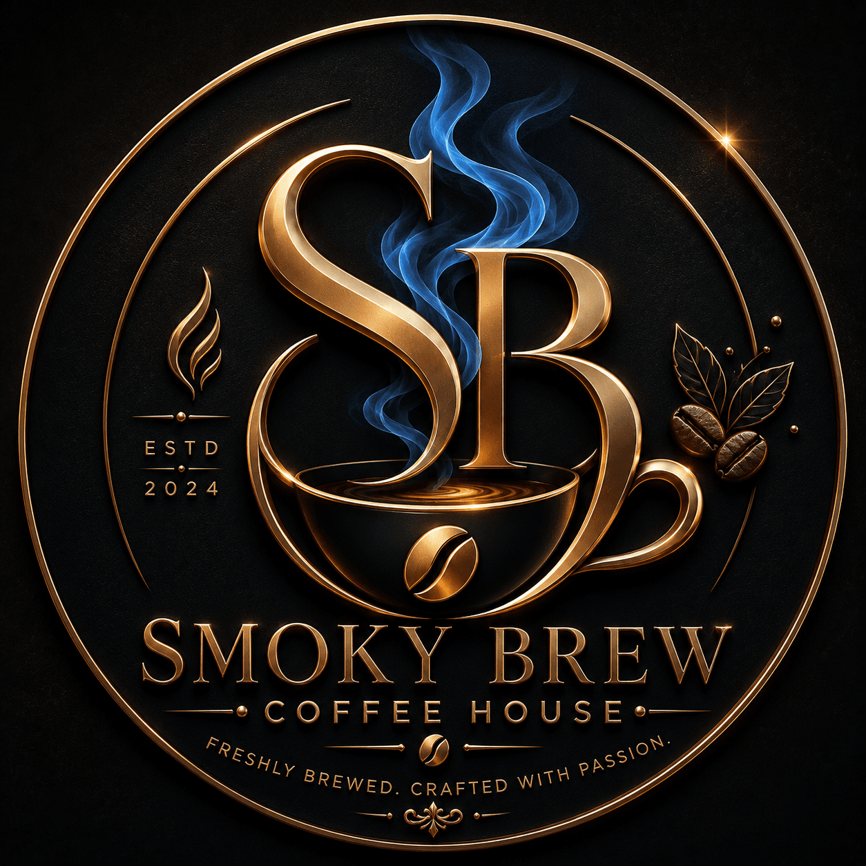 Smoky Brew Coffee House premium seal